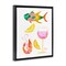 Stupell Industries Summer Seafood & Wine Floating Frame, design by EttaVee
